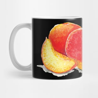 Watercolor Peaches Mug